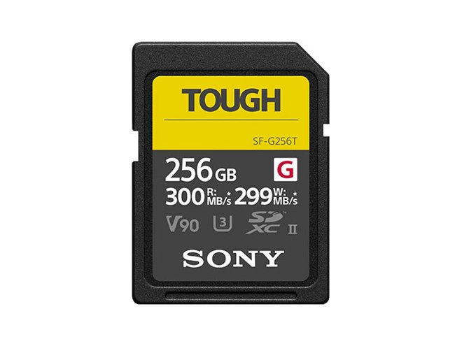 ソニー、「TOUGH」シリーズのSDXC UHS-II カードに256GB/512GBを追加