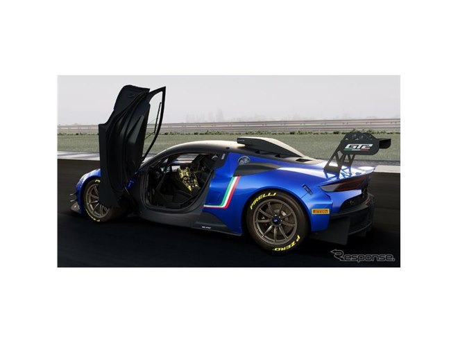 マセラティのスーパーカー『MC20』、レーシングカー発表…V6ツイン