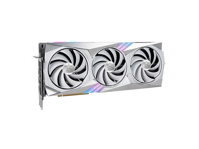 MSI、ホワイトデザインの「GeForce RTX 4070 Ti」搭載ビデオカード