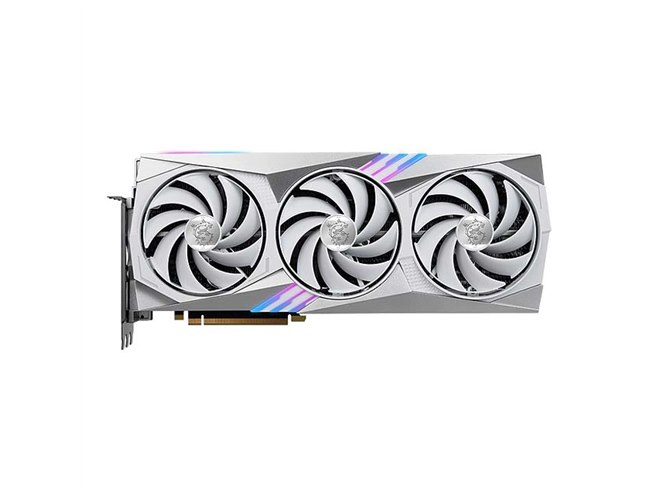 MSI、ホワイトデザインの「GeForce RTX 4070 Ti」搭載ビデオ