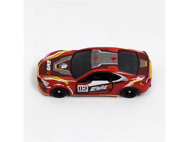 トミカ「エヴァRT弐号機 トヨタ 86」が予約開始、弐号機カラーの車体を