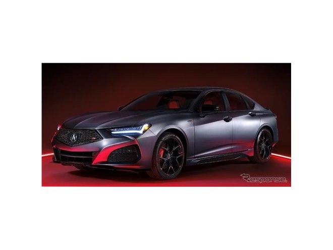 NSX と同じマットグレーで塗装、アキュラのスポーツセダン『TLX』…50台