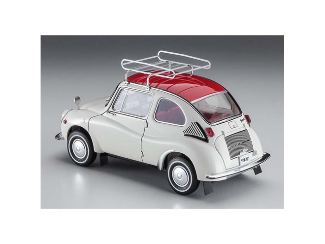 ハセガワ、1/24キット「スバル 360 デラックス w/ルーフキャリア