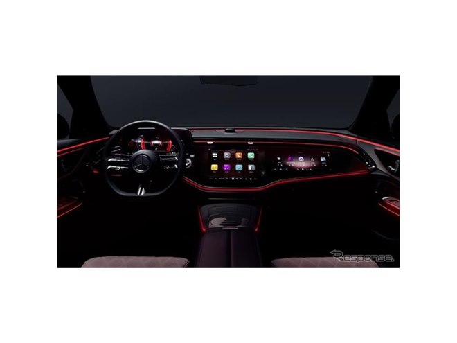 メルセデスベンツ『Eクラス』新型、ダッシュ全面ディスプレイに多彩な
