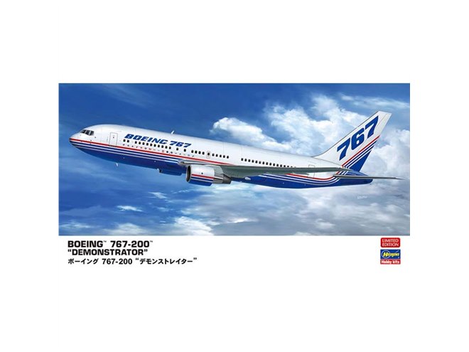 ボーイング 767-200」デモンストレイター機の1/200スケール模型