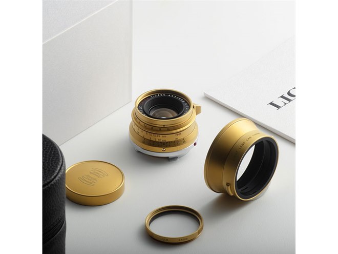 世界限定200本、LIGHT LENS LAB「M 35mm f/2」に限定色ブラスゴールド
