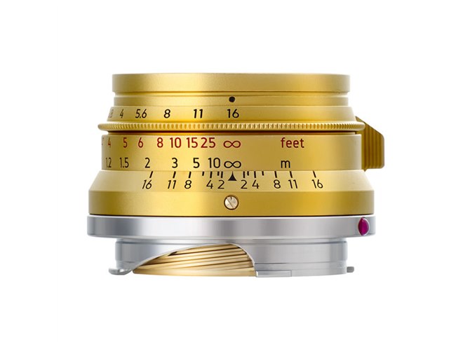 真鍮鏡筒レンズ カメラ 世界限定200本、LIGHT LENS LAB「M 35mm f/2」に限定色ブラスゴールド