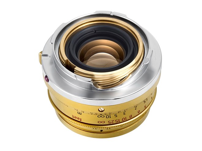 世界限定200本、LIGHT LENS LAB「M 35mm f/2」に限定色ブラスゴールド 