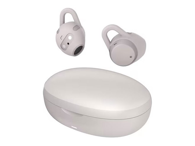 ゲオ限定「寝ながら完全ワイヤレスイヤホン」に新色ライトグレー