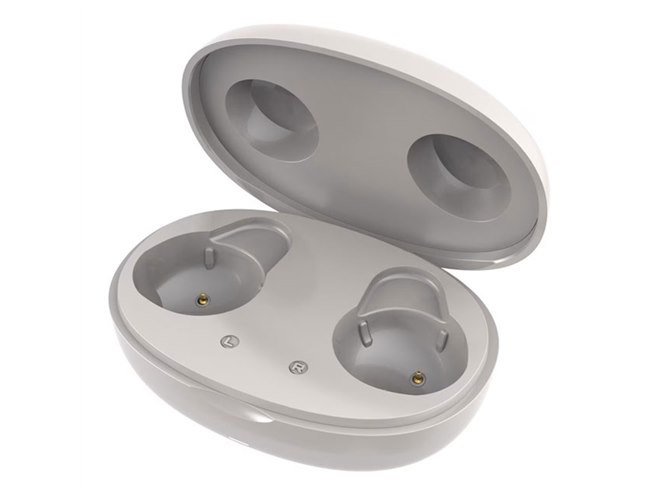 ゲオ限定「寝ながら完全ワイヤレスイヤホン」に新色ライトグレー