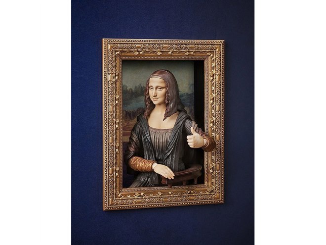 テーブル美術館「figma モナ・リザ」が予約開始、専用の額縁や手首