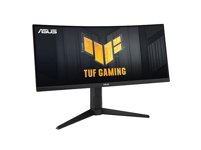 ASUS VG30VQLA 29.5インチウルトラワイドゲーミングモニター ASUS、湾曲仕様の29.5型ゲーミングモニター「TUF Gaming VG30VQL1A