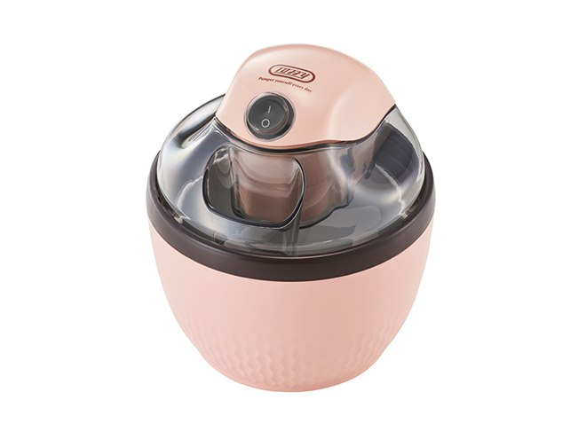食材を入れスイッチを押すだけで自家製アイスが作れる「Toffy アイス