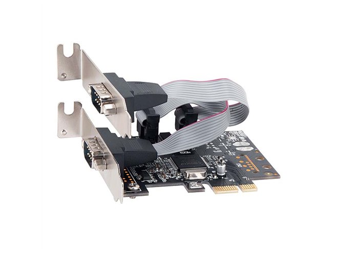 センチュリー、PCIe接続でシリアルポートを2基増設できる「ポートを