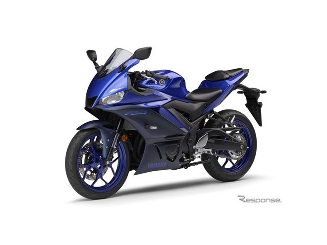 【バイク交換希望】YAMAHA YZF-R3   パープル 新車】ヤマハから'23「YZF-R3」R25おそろいのパープル追加で72万6000円