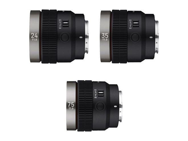 サムヤン、重量280gのソニーFE用レンズ「V-AF 24mm T1.9/35mm T1