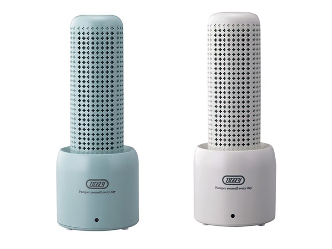 乾燥用スタンド付きで繰り返し使える「Toffy コンパクトリユース除湿器