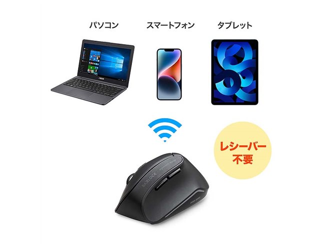 サンワ、負担を軽減できるエルゴノミクスデザインのマウス3機種 - 価格.com