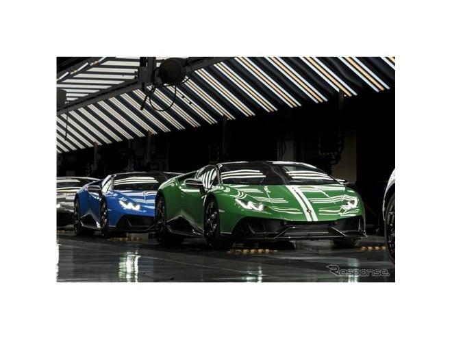 ランボルギーニ創業60周年記念車、「ウラカンEVOスパイダー」に…世界