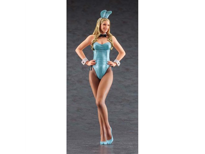セクシーなバニーガール姿のブロンドガール、1/12リアルフィギュアが