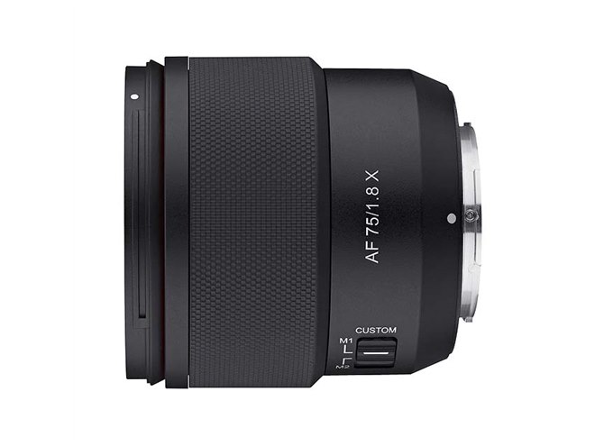 サムヤン　Samyang AF 75mm f/1.8 FE レンズ 75mm F1.8 AF Compact Full Frame Telephoto (Sony E) – Samyang US