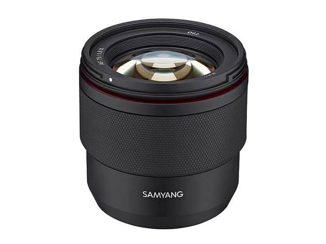 SAMYANG AF 75fmm F1.8 FE サムヤン SONY Eマウント 75mm F1.8 AF Compact Full Frame Telephoto (Sony E) – Samyang US