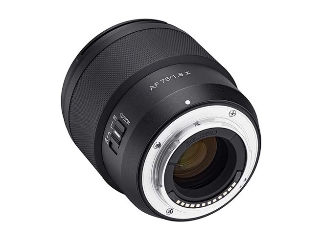レンズ(単焦点) Samyang AF 75mm F1.8 X 75mm F1.8 AF Compact Full Frame Telephoto with Lens Station (Sony