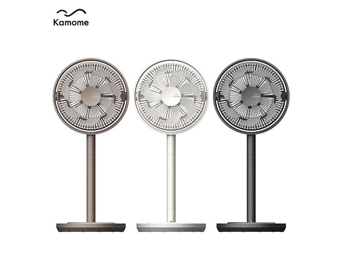 ドウシシャ、サーキュレーター機能を搭載した扇風機「Kamomefan+