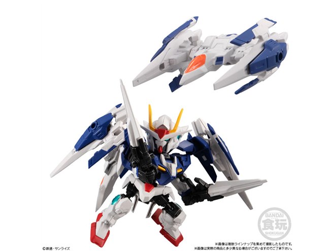 機動戦士ガンダム00」から4機を立体化、可動ユニット付き食玩シリーズ