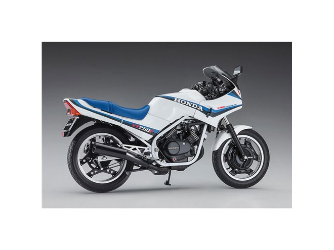 2代目「ホンダ VT250F」実車取材をもとに完全新金型で再現、ハセガワが