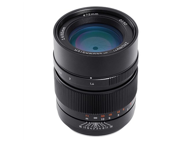 65mmF1.4 SPEED MASTER 単焦点レンズ　※レンズフィルター付き 中一光学、「SPEEDMASTER 65mm F1.4」ハッセルブラッドXマウント