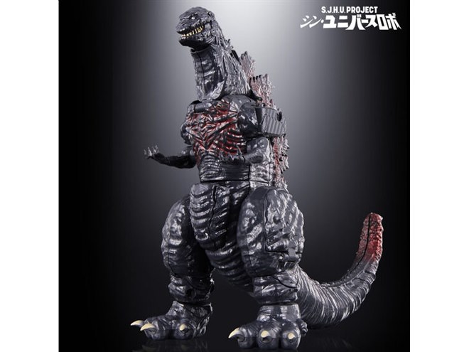 ゴジラ、エヴァ、ウルトラマン、仮面ライダーのデフォルメ可動