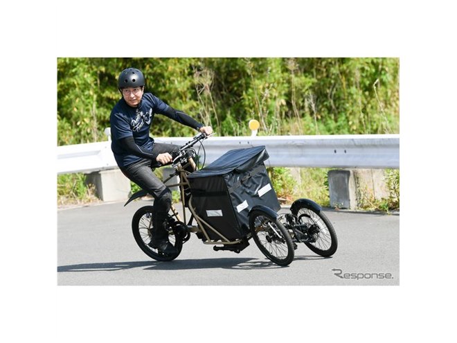 電アシ自転車ともバイクとも全く違う乗り味、カワサキの電動3輪