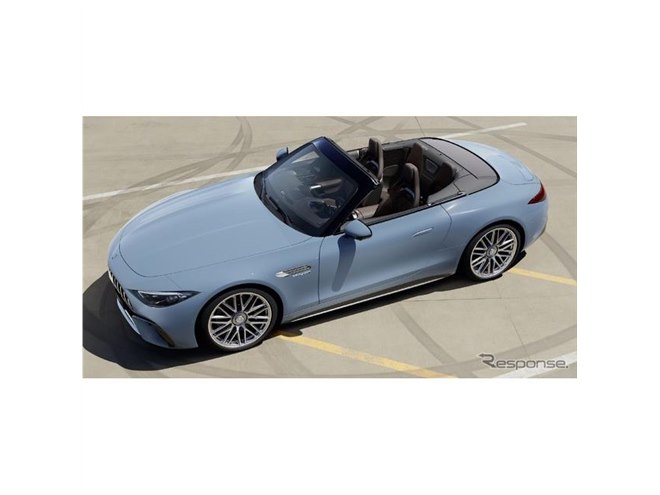 【未開封】1/18メルセデス特注品AMG SL(R232)ハイパーブルー 1番目の画像 - メルセデスAMG SL - Webモーターマガジン