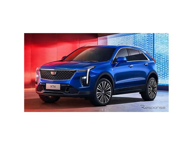 キャデラックのコンパクトSUV『XT4』に改良新型、表情チェンジ…中国で