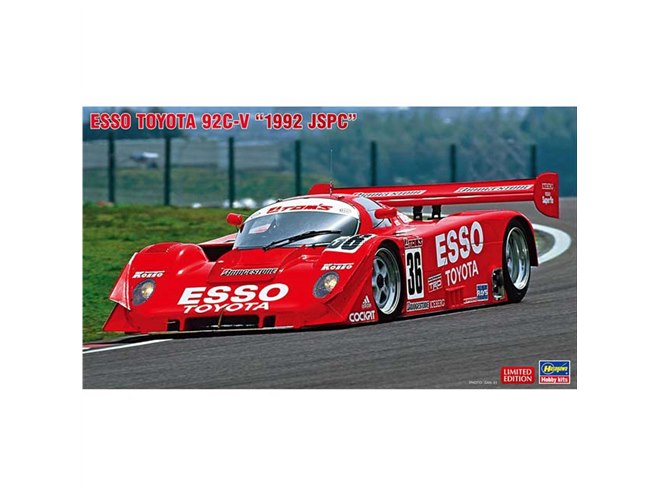 1992年JSPC出場車「エッソ トヨタ 92C-V」を1/24スケールで再現、本日