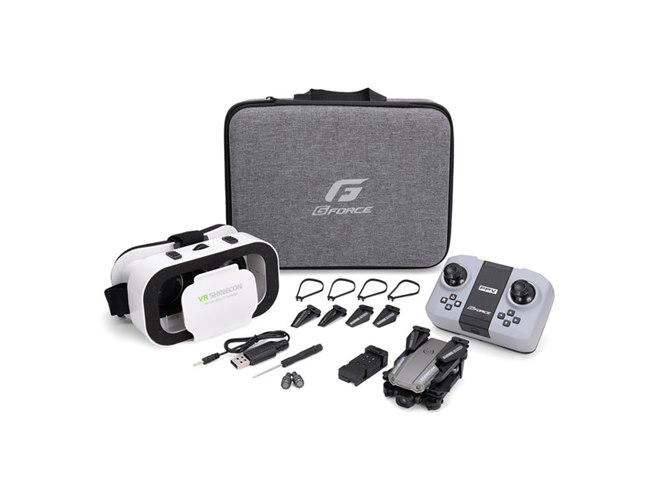 スマホ対応☆ドローン☆ ジーフォース、スマホ用VRゴーグル付きでFPV飛行ができる「LEGGERO FPV