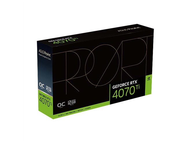 グラフィックボード・グラボ・ビデオカード ASUS ProArt GeForce RTX 4070 Ti OC 12GB Amazon | ASUS GeForce RTX 4070 Ti 12 GB GDDR6X NVIDIA PROART