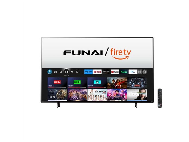 43,890円から、Amazon×ヤマダ「FUNAI Fire TV搭載スマートテレビ」新モデル4機種 - 価格.com