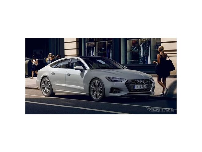 アウディ A7 スポーツバック、表情チェンジ…2024年型の受注を欧州で