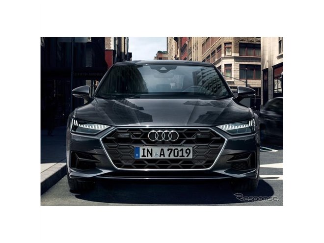 アウディ A7 スポーツバック、表情チェンジ…2024年型の受注を欧州で