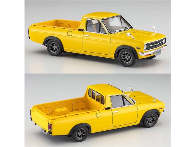 オーバーフェンダー追加の「ダットサン サニートラック GB120型」模型