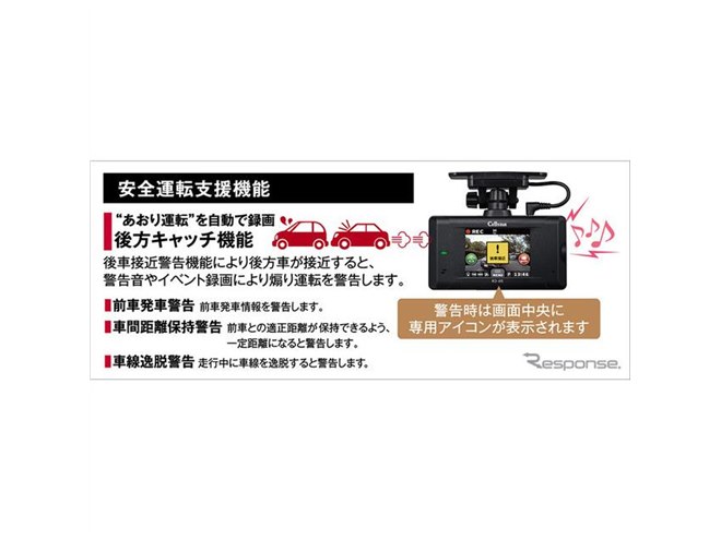 車内スッキリ&導入コストダウン、セルスターがドラレコ 車内スッキリ&導入コストダウン、セルスターがドラレコ