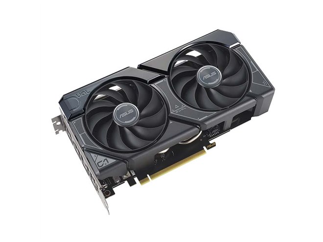 ASUS、コンパクト設計の「GeForce RTX 4060」搭載ビデオカード
