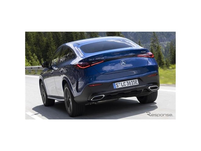 メルセデスベンツ GLC クーペ 新型、ディーゼルPHEVはトルク76.5kgm