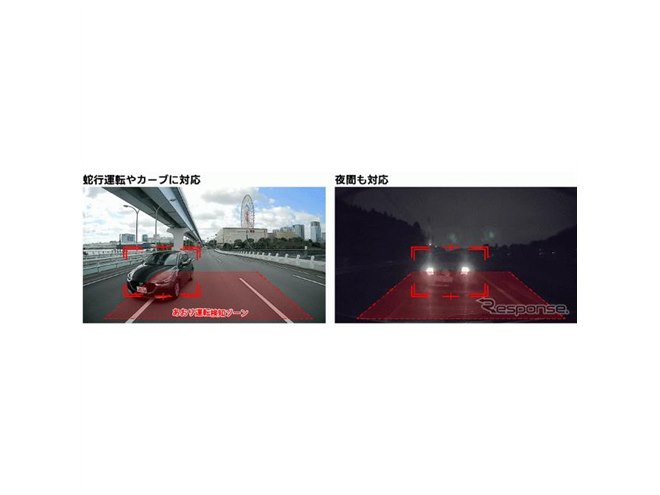 全方面3カメラドラレコで駐車監視機能を強化、ユピテル 全方面3カメラドラレコで駐車監視機能を強化、ユピテル