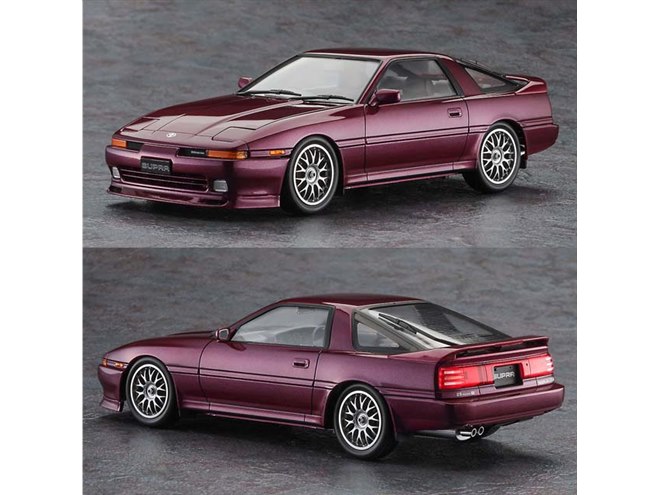大型ホイール装着の「トヨタ スープラ A70 2.5GTツインターボ R」模型