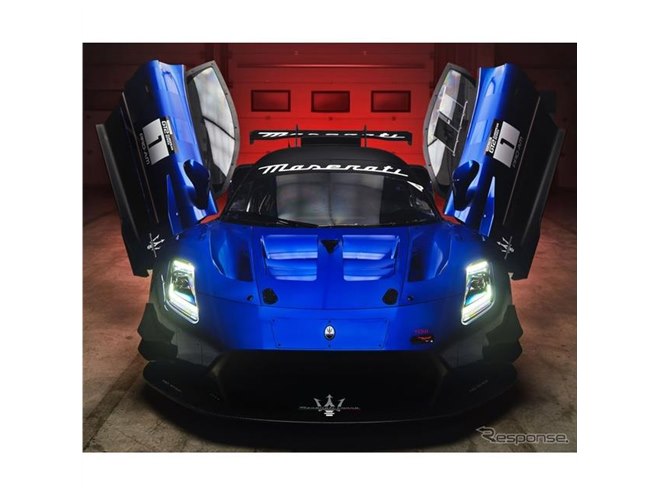 マセラティ『MC20』、レーシングカー「GT2」は621馬力…2024年の欧州GT