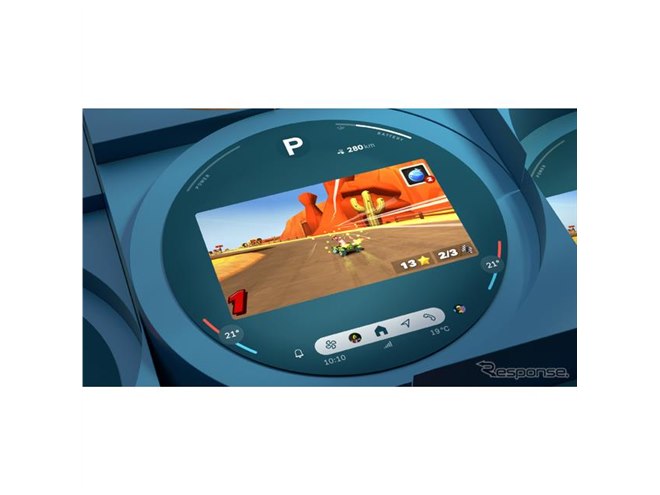次世代 MINI、インテリアを先行公開…直径240mmの丸型有機EL