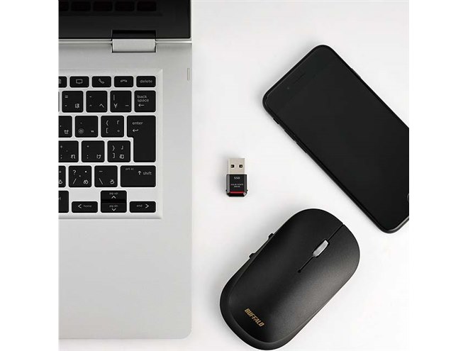 バッファロー、ケーブルレスのポータブルSSD「SSD-PSTU3A